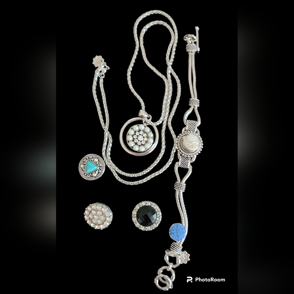 9 piece Snap Button jewelry - Picture 1 of 9